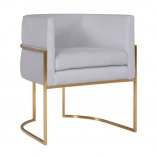 Kaplamalı Ayaklı Berjer Sandalye Modeli
